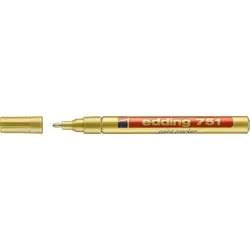 edding Lackmarker 751 gold Strichbreite 1 - 2 mm Rundspitze
