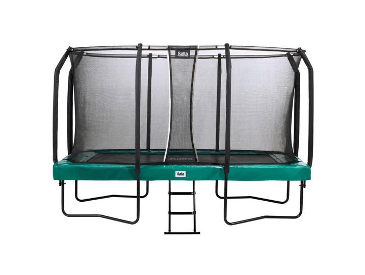 Salta Trampolin Salta First 5376G, Grün, Metall, rechteckig, 244x427 cm, Freizeit & Co, Gartenspielzeug, Hüpfburgen & Trampoline
