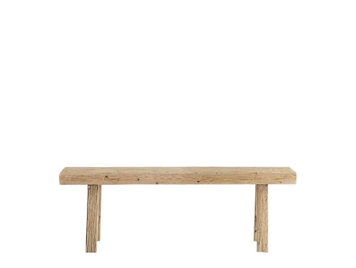 Banc en orme recyclé - naturel