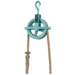 Braun Baurolle Seilrad-D.190mm m.Hakensicherung u.Kreuzbügel