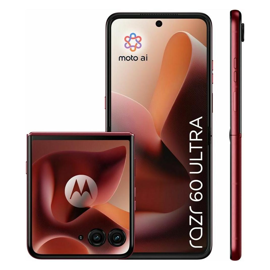 Motorola Razr 60 Ultra (512 GB, Pantone Rio Red, 6.96", SIM + eSIM, 5G) (PB8R0005SE)