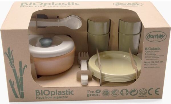 Dantoy Bio Plast Spisesæt, 22 Dele