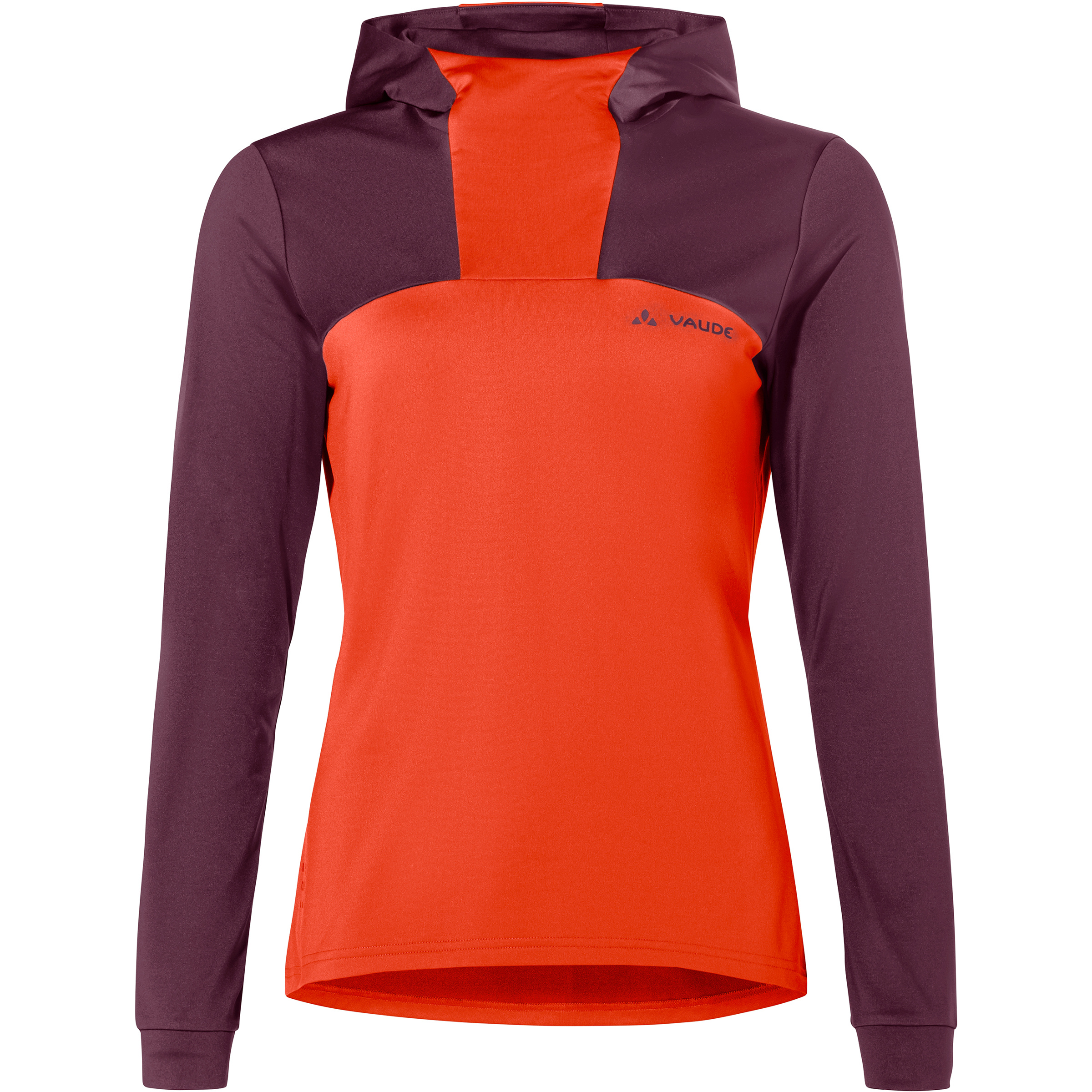 Vaude Qimsa Damen Hoodies rot Größe S Mountainbike Elastisch