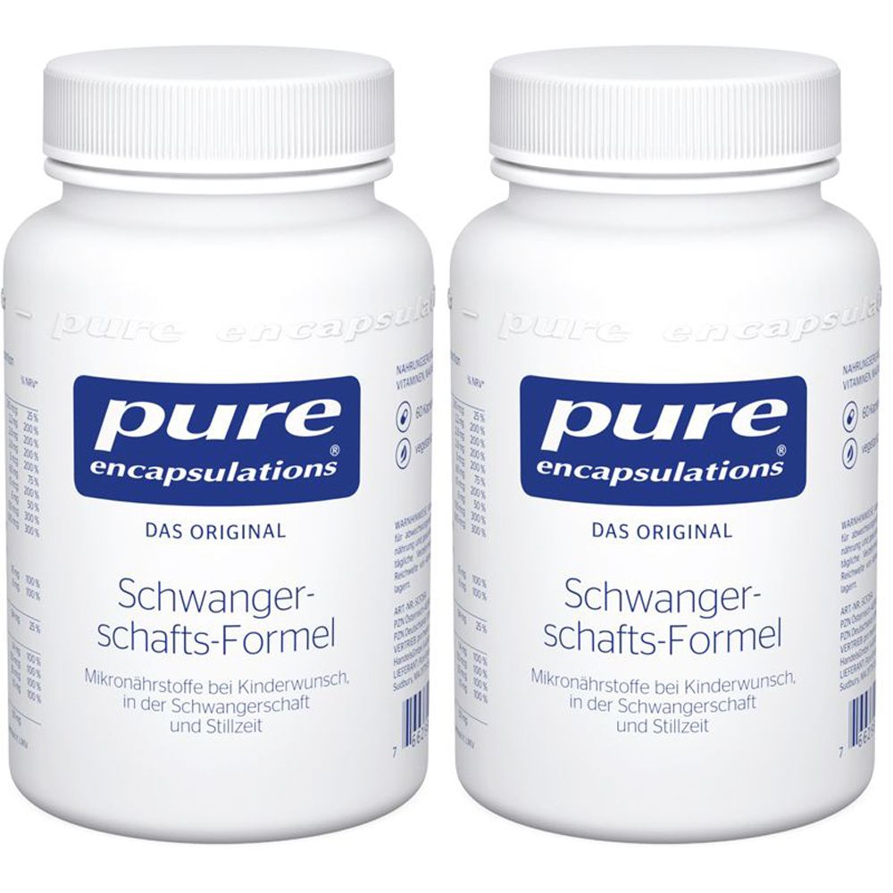 2x Pure Encapsulations Schwangerschafts-Formel Kaps. 2x60 St Kapseln