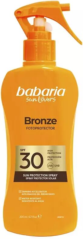 Babaria Sun Lovers Bronze Spray Sunscreen SPF30 200 ml