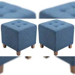 CLP 2er Set Sitzhocker Pharao blau