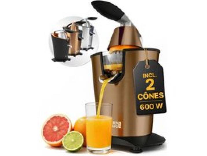 Presse Agrume Electrique 600W - Cône En Acier Inoxydable
