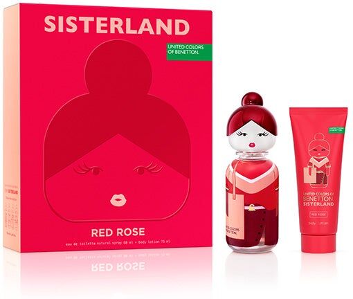 Benetton Estuche Red Rose