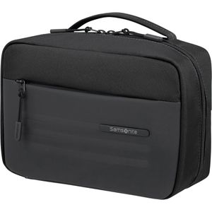Samsonite Kulturbeutel Stackd Hanging Toilet Kit, 3,5 Liter Breite 24,3cm rPET / Kunstleder schwarz