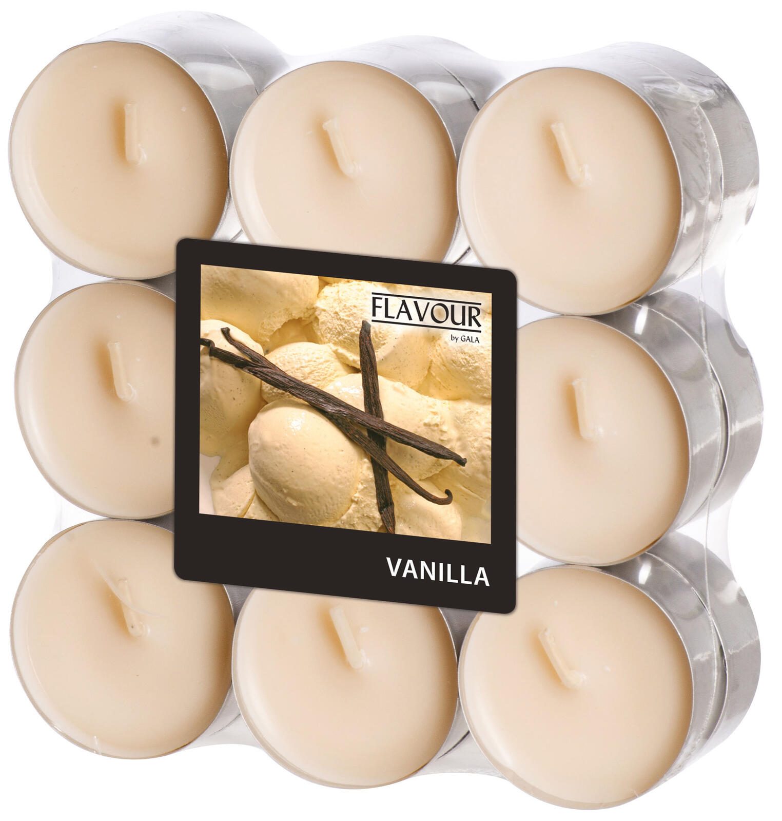 FLAVOUR by GALA Teelichter 1.7 cm creme 96912