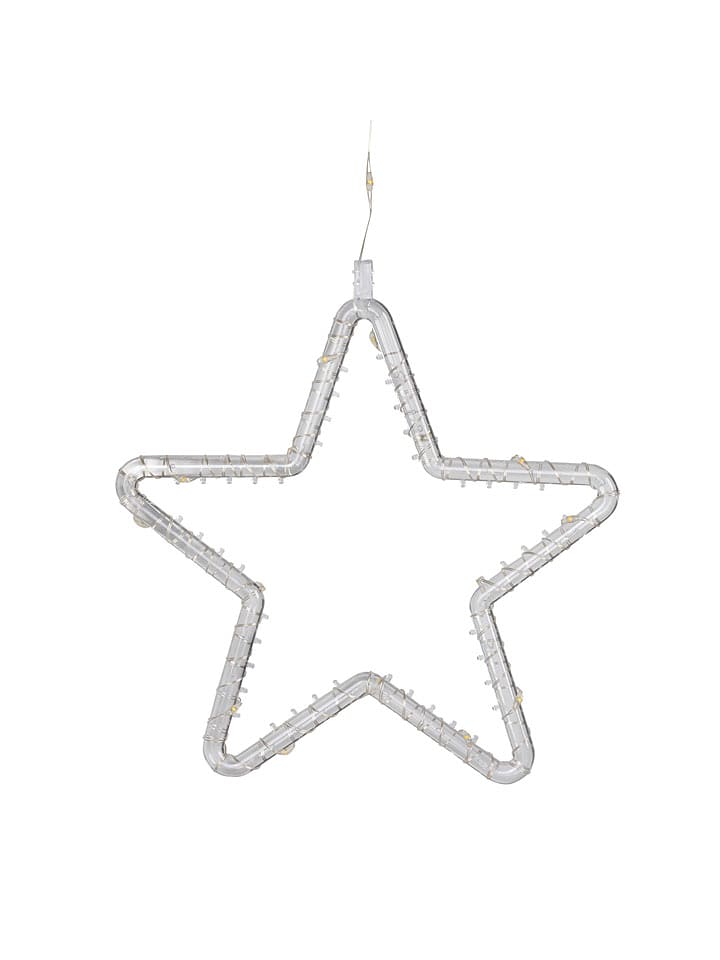 Hollybell LED-Lichtervorhang ''Star'' in Warmweiß - (L)65 x (B)100 cm - onesize