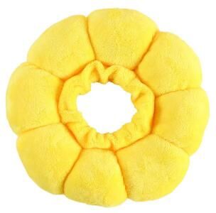 Uplift Treasures Sunflower Plush Anti Lick Wound Collar For Cats And Small Pets yellow xsold