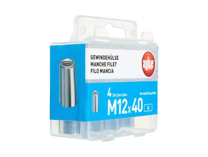Ayce Gewindehülse M12 40 mm
