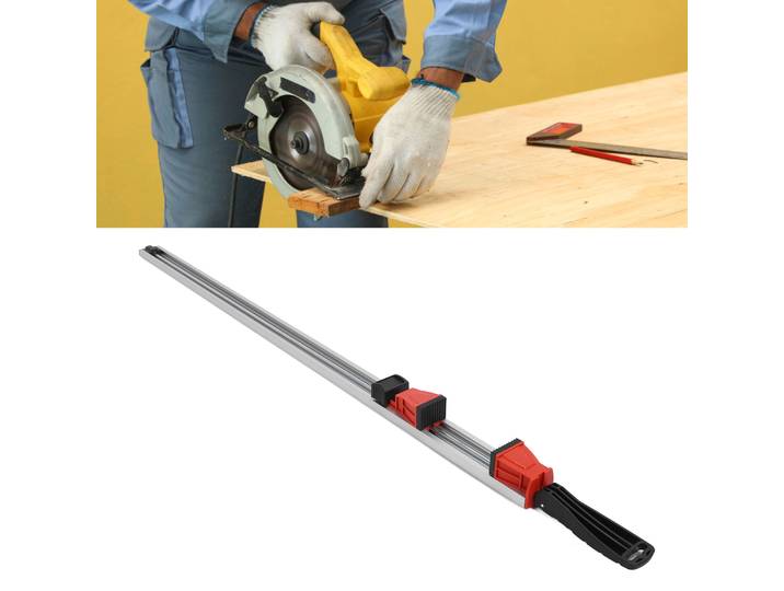 Guide de coupe droite pour scie circulaire, 34.6 pouces, bord de serrage NGX, Guide de scie de Table à bord droit pour routeur