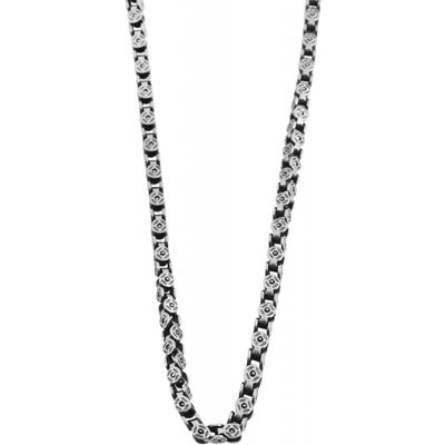 Kette ohne Anhänger ADELIA´S "Herren Edelstahl Ankerkette Halskette Anker" Gr. 43, silber (silber, anker), Halsketten, Herren, 43, Edelstahl