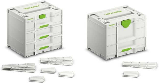 Set Festool Sortainer³ SYS3-SORT/3 M 337 + Festool Systainer³ SYS3-COMBI M 287
