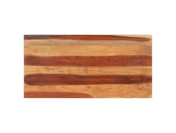 fsahslih Tischplatte Massivholz Akazie 60x120 cm Honigbraun Individuelle Holzplatte mit Naturmaserung für Esszimmer und Café, ideal zum Aufwerten verschiedener Untergestelle.