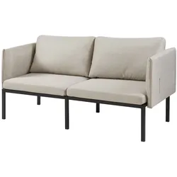 Helloshop26 - 2-Sitzer-Sofa/Sessel 69 x 158 x 63 cm beige