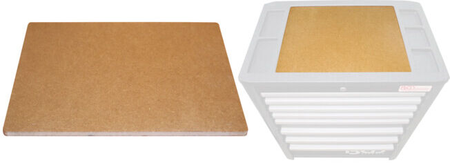 BGS Plateau de bois MDF pour servante d'atelier PROFI ; BGS technic (67165)