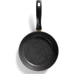 Stoneline Kochgeschirr-Set 13 teilig mit Deckeln, beschichtete Töpfe, Pfannen Induktion geeignet, Pfanne + Kochtopf, Grau
