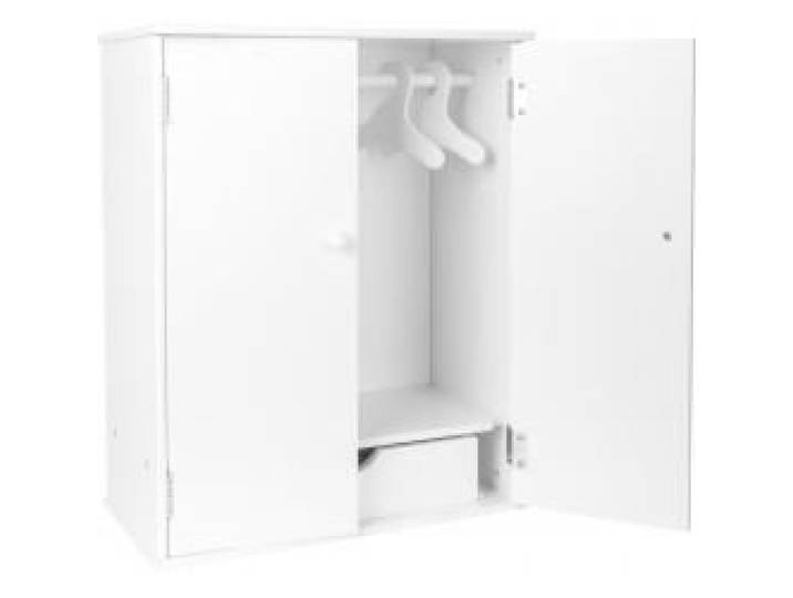 Armoire à poupées - SMALL FOOT - Blanc - 1 tiroir(s) - 2 porte(s) - Enfant