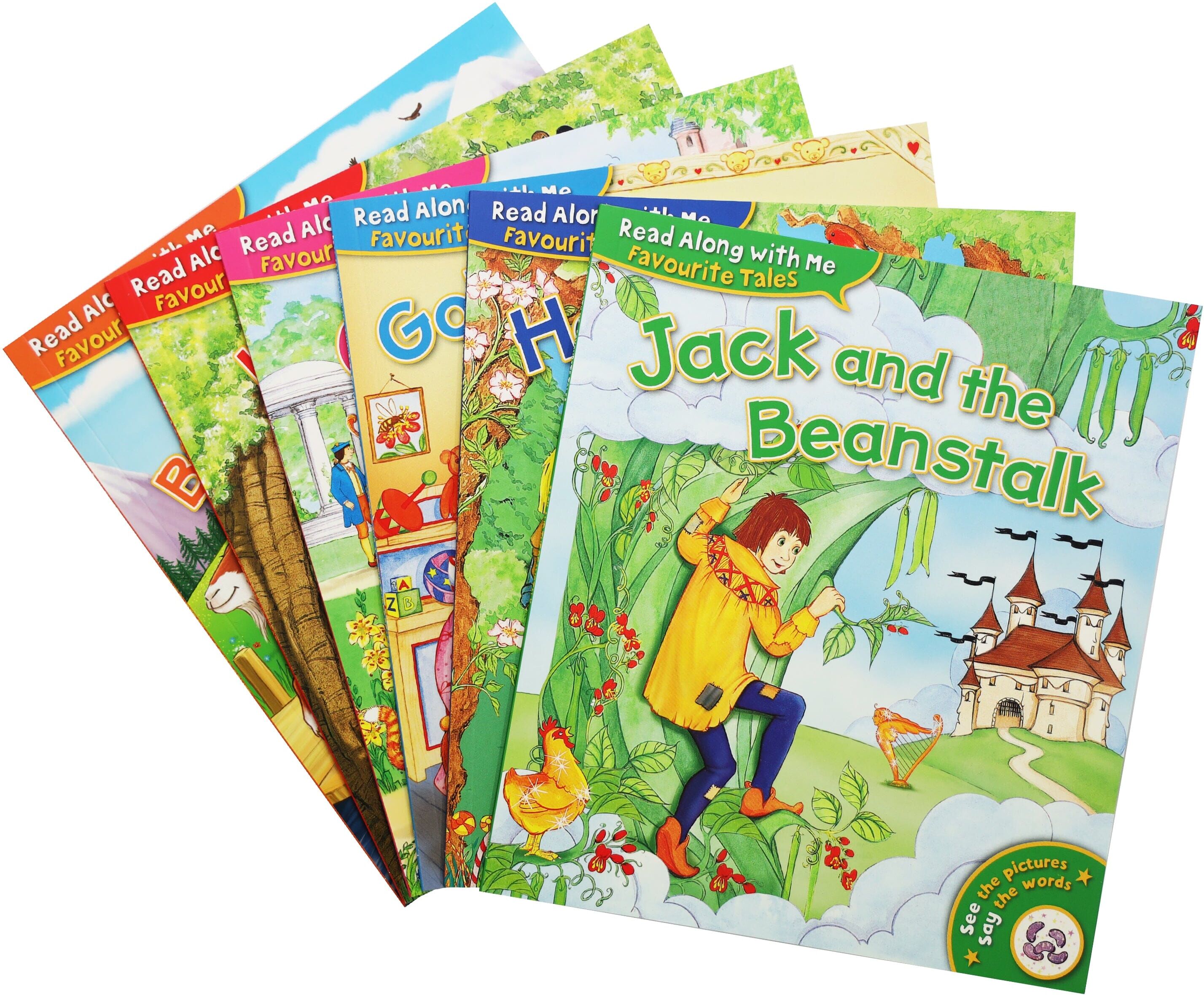 Favourite Tales Read Along With Me by Various Contributors 6 Books Collection Set - Ages 4+ - Paperback Award Publications Ltd