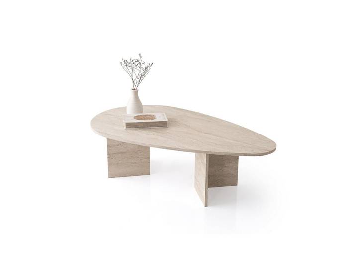 Habitat Garten Couchtisch flap beige, Beige, Holz, 79x42x139 cm, Wohnzimmer, Wohnzimmertische, Couchtische