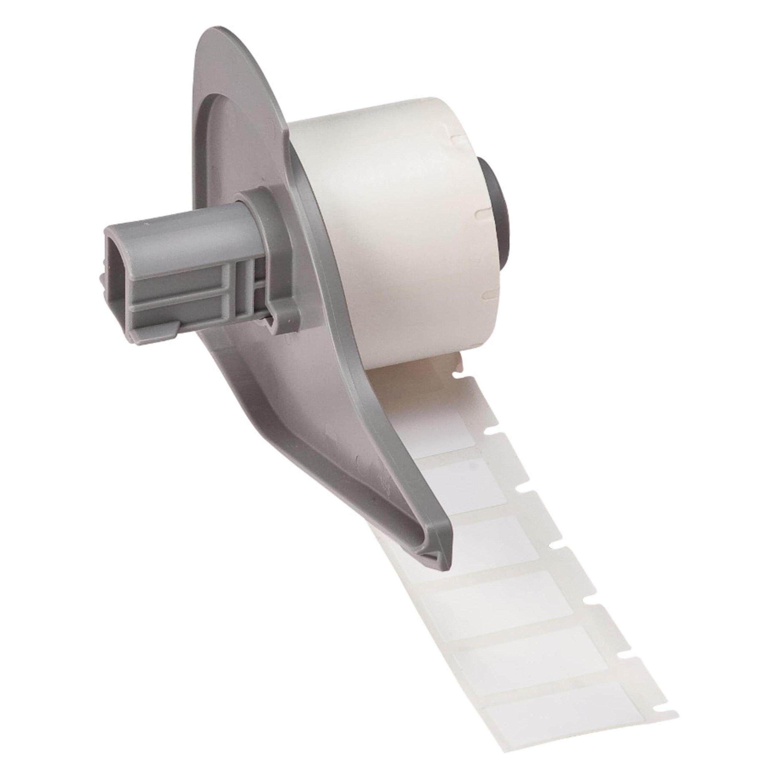 Brady M7-17-473, Spannungsableitender Polyester, Weiss, glänzend, 25.40 x 12.70 mm, permanent (500 (33.32 mm) (M7-17-473)