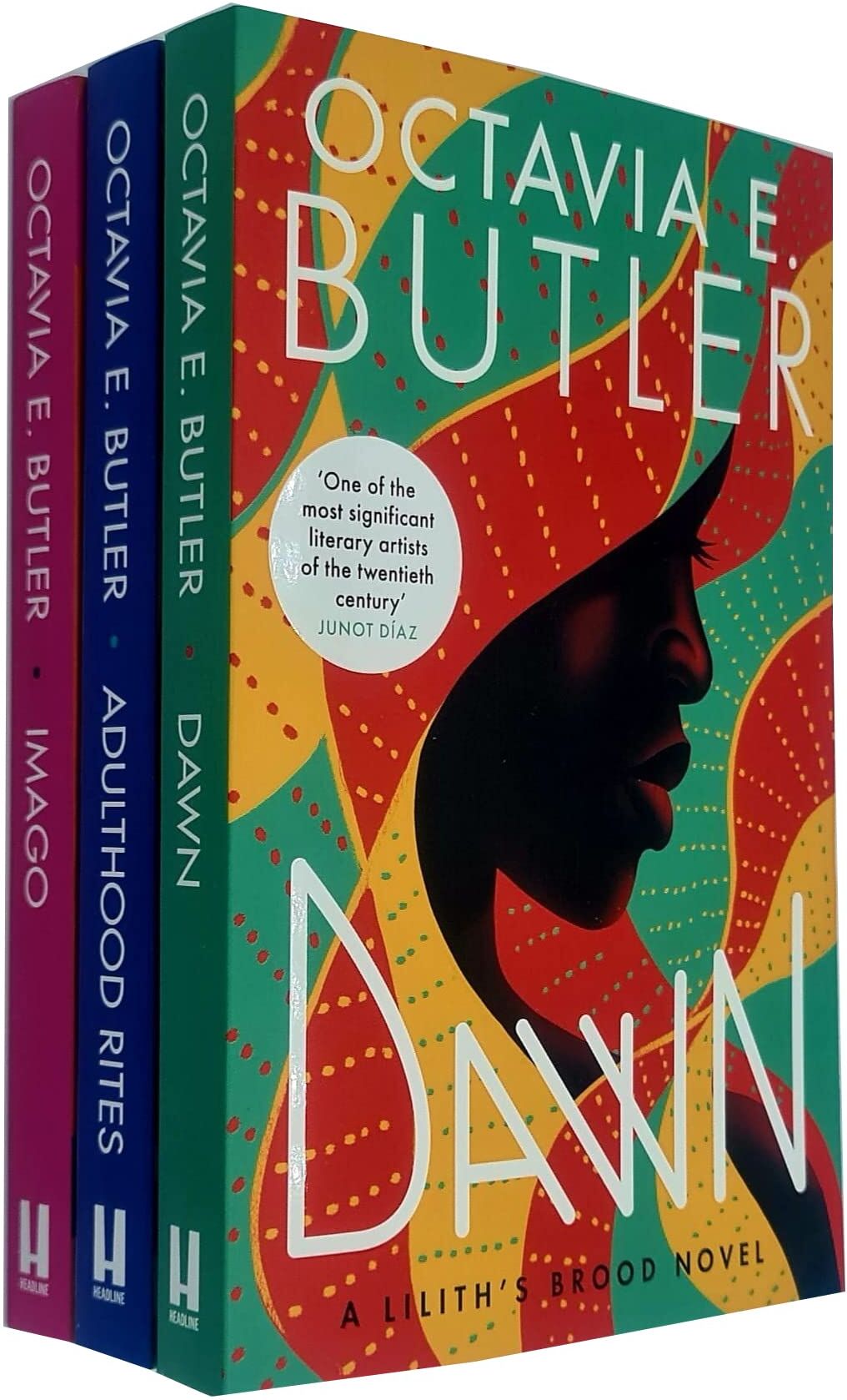 Headline Lilith's Brood Series by Octavia E. Butler - 3 Books Collection Set (Dawn, Adulthood Rites, Imago) - Paperback Sci-Fi Trilogy
