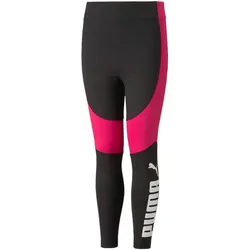 PUMA Favorite Logo High-Waist 7/8-Tights Mädchen 64 - PUMA black/orchid shadow 164