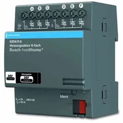 Busch-Jaeger FREE@HOME Heizungsaktor, REG, 6Ausg, 1A, 24-230V, Ventilschutzfunktion