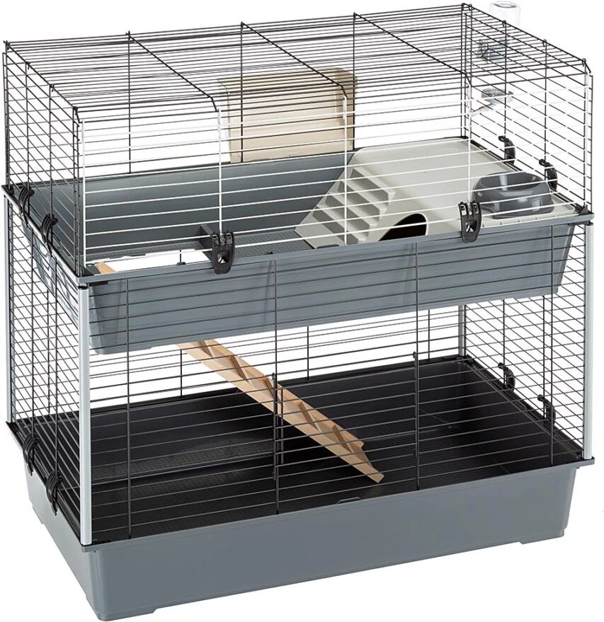 Ferplast GABBIA RABBIT 100 DOUBLE NERA