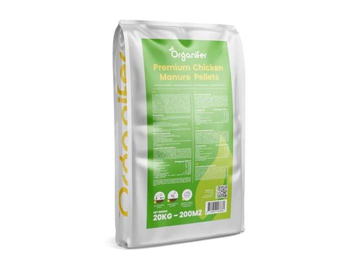 Premium Kippenmestkorrels - 20kg = 200m2 - NPK 4-3-3