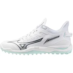 Mizuno Wave Leopardus Feldhockeyschuhe 45 - white/blue tint 42.5
