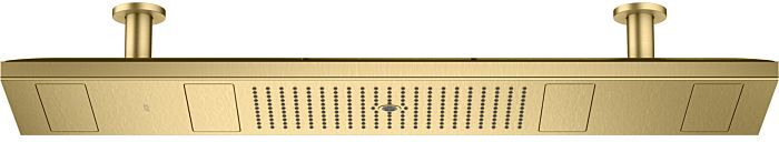 Hansgrohe Axor ShowerHeaven Kopfbrause 10628950 1200x300mm, mit Beleuchtung 3500 K, brushed brass