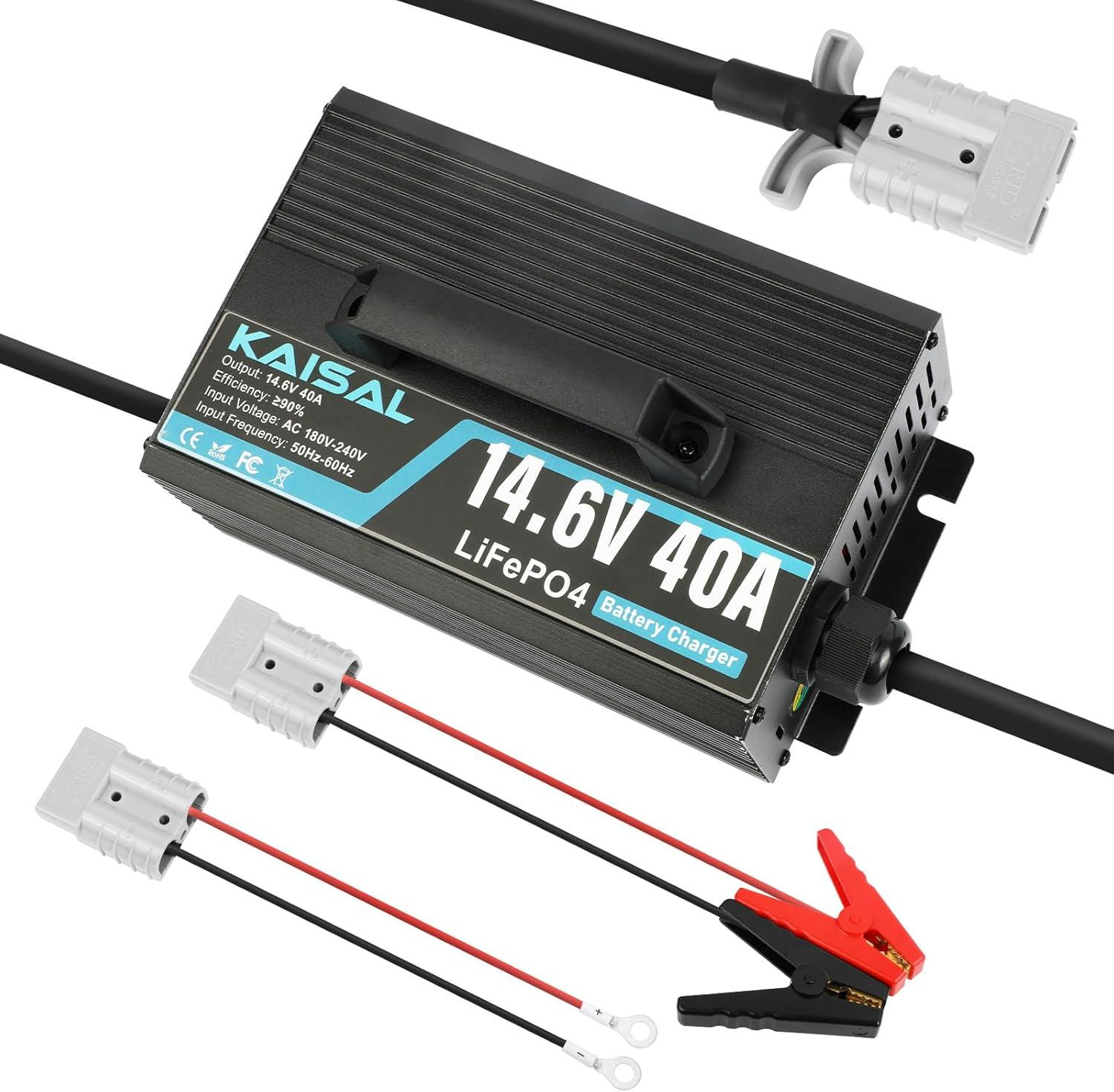 Selius LiFePO4 Acculader - 12V Lithium Batterijlader voor Camper