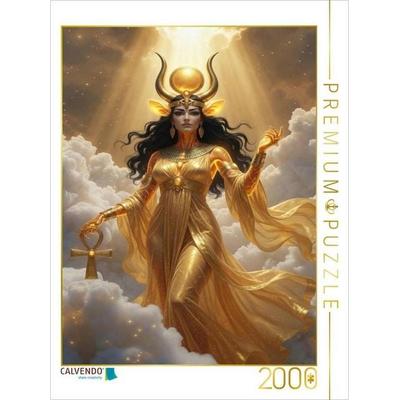 CALVENDO Puzzle Hathor - Göttin der Liebe und der Freude | 2000 Teile Lege-Größe 90x67cm Foto-Puzzle für glückliche Stunden