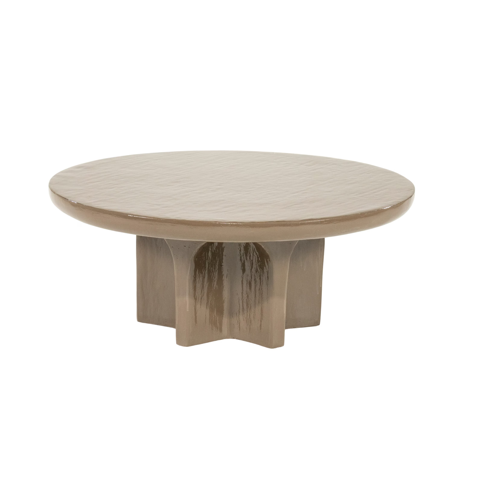 By-Boo Ronde Salontafel Circolo 80cm - Donkerbruin