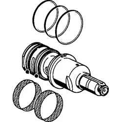 Hansa Regelteil G3/4 UP-Thermostat, 59912331 59912331
