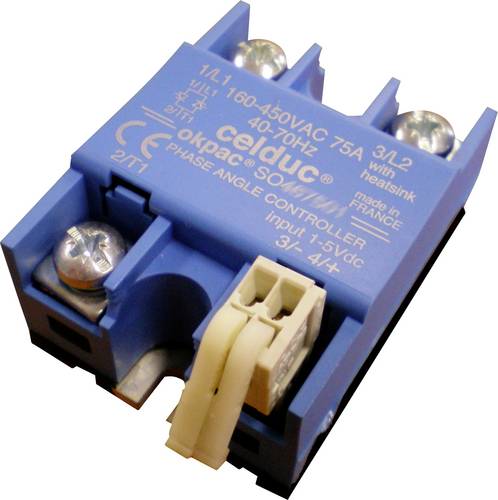 Celduc Halbleiterrelais SO367001 90A Schaltspannung (max.): 450 V/AC, 450 V/DC