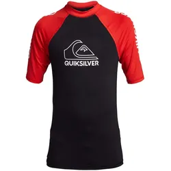Quiksilver On Tour SS Youth Kinder Funktionsshirt - schwarz rot