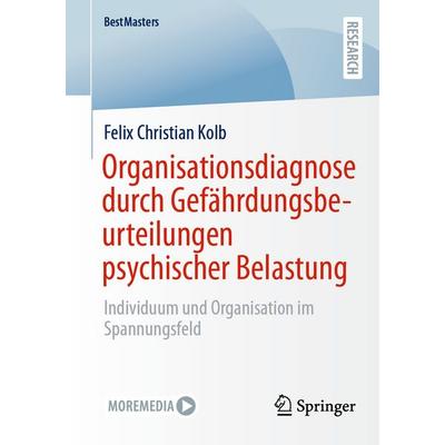 Organisationsdiagnose durch Gefährdungsbeurteilungen psychischer Belastung, Taschenbuch von Felix Christian Kolb, Springer Fachmedien Wiesbaden GmbH,