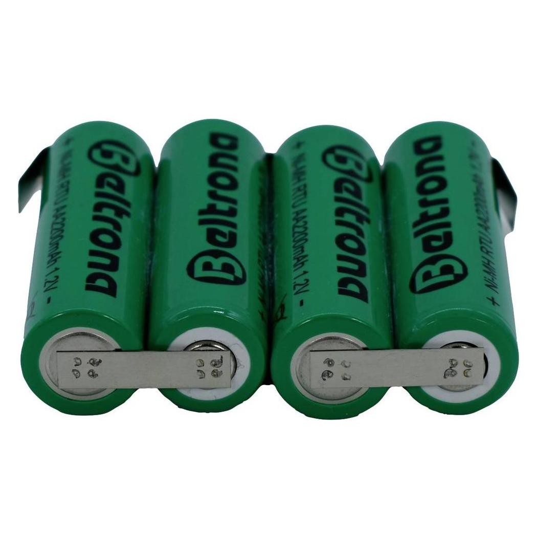 Beltrona RTU4AAZ Akkupack 4x Mignon (AA) Z-Lötfahne NiMH 4.8 V 2200 mAh (4 Stk., AA, 2200 mAh) (BELRTU4AAZ)