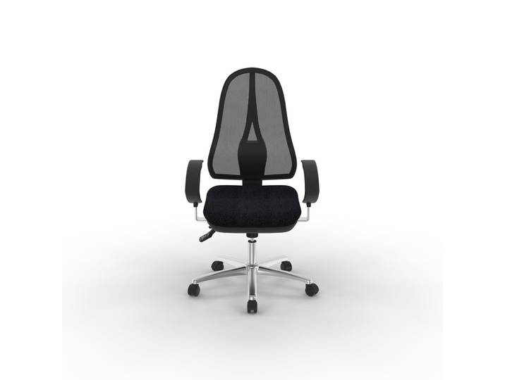 Siège de bureau OPEN POINT DELUXE Tissu et Maille Hauteur réglable - Accoudoirs Dossier Roulettes