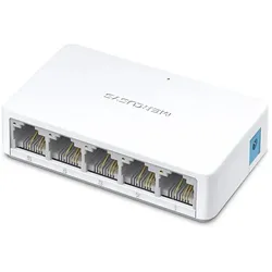 Mercusys MS105(EU) Netzwerk-Switch Unmanaged Fast Ethernet (10/100) Desktop-/Wandmontage Weiß