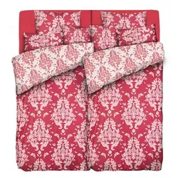 JERYMOOD Wendebettwäsche Ornamente Mikrofaser Jersey Doppelbett, 10tlg..