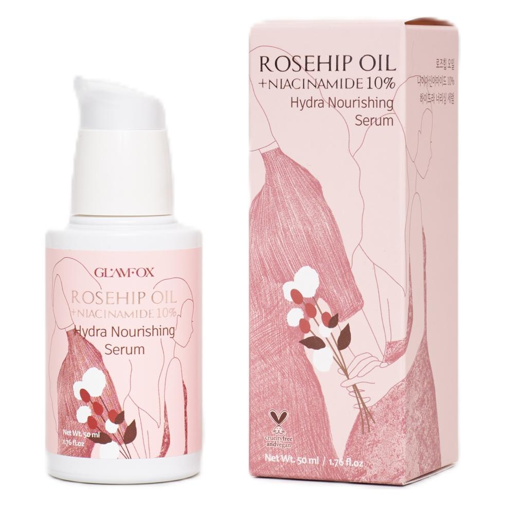 Glamfox Rosehip Oil, Nourishing, Daily, Serum, For Face, 50 ml For Women (50 ml) (62777484)