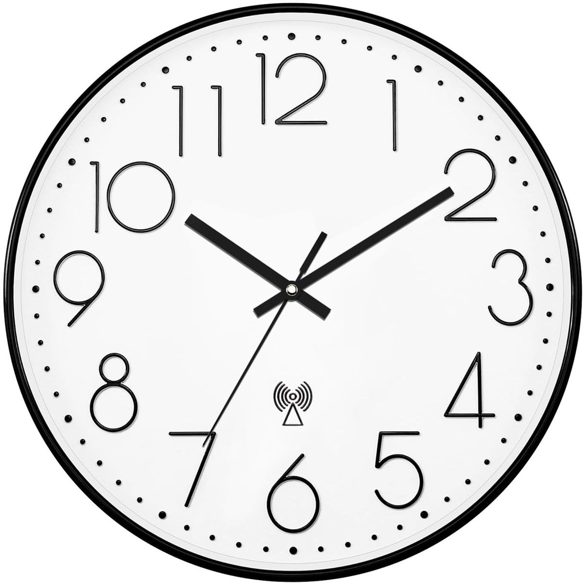 Analoge radiografische wandklok voor moderne interieurs, 30 cm