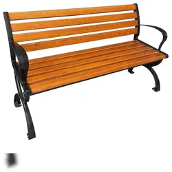Parkbank NORWICH: Robuste Eleganz aus FSC-Holz und Aluminium