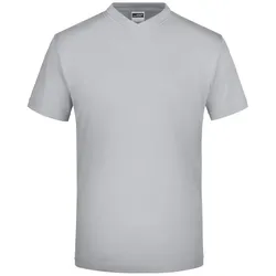V-Neck T-Shirt Medium "JN003" - M - light-grey